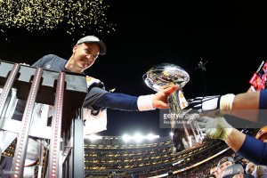 during Super Bowl 50 at Levi's Stadium on February 7, 2016 in Santa Clara, California.