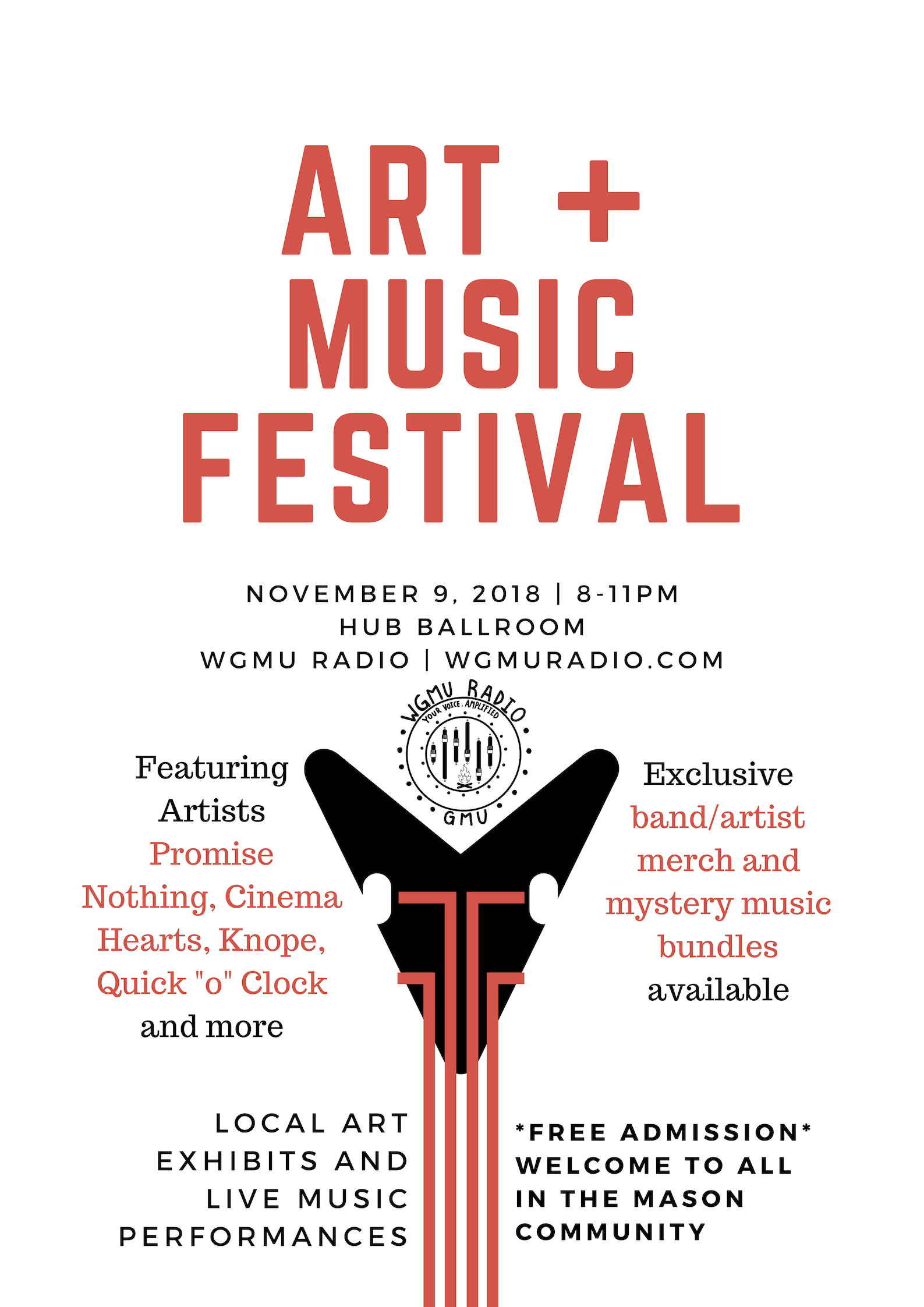 Art + Music Exhibition | November 9, 2018 | WGMU